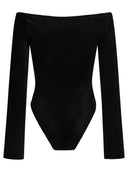 Body modellante in velluto Alaïa