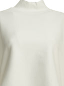 Alaïa Asymmetrical Mock Neck T Shirt