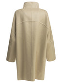 Alaïa Long Asymmetrical Cashmere Coat