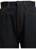 Alaïa "Round" Wide Leg Jeans