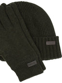 Barbour "Carlton" Beanie And Gloves Set
