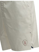 Brunello Cucinelli pantalones cortos con logotipo