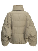 Kurze Daunenjacke von Brunello Cucinelli aus technischem Baumwolltaft