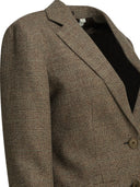 Burberry Wool And Linen Blend Blazer