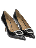 Ferragamo "Maxi Gancini 70 Mm" Pumps