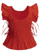 Ganni Casual Pleated Top