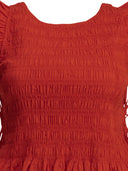 Ganni Casual Pleated Top