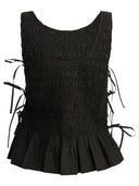 Ganni Casual Pleated Top