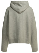 Ganni Sweatshirt With Zipper And Logo