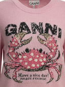 Ganni "Crab" Crewneck Sweater