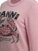 Ganni "Crab" Crewneck Sweater