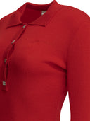 Ganni Merino Wool Polo Sweater