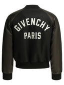 Givenchy Wool Bomber Jacket With Reverse Logo