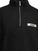 Jacquemus "Le Camionneur Gros Grain" Half Zip Sweatshirt
