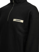 Jacquemus "Le Camionneur Gros Grain" Half Zip Sweatshirt