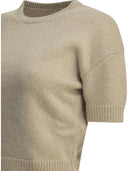 Khaite "Golden" Crew Neck Sweater