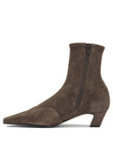 Khaite "Nevada Stretch 40 Mm" Ankle Boots With Zipper