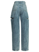 Zerrissene Jeans mit weitem Bein von Maison Margiela