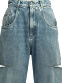 Zerrissene Jeans mit weitem Bein von Maison Margiela