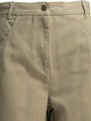 Max Mara Casual Pants Made Of Coated Cotton