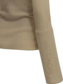 Rollkragenpullover mit Moncler Grenoble-Logo