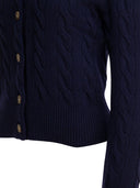 Polo Ralph Lauren Wool And Cashmere Cardigan With Logo