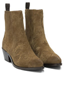 Sartore "Velour 45 Mm" Cowboy Ankle Boots