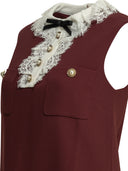 Self Portrait Short Dress With Lace Detail