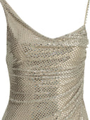 Self Portrait Short Dress With Rhinestones