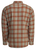 Chemise à carreaux décontractée en canne à sucre