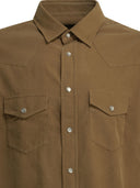 Chemise western en velours côtelé Tom Ford