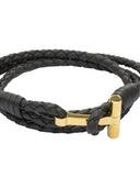 Tom Ford Braided Leather Bracelet