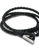 Tom Ford geflochtenes Lederarmband