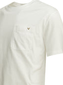 Valentino „Vltn“ T-Shirt mit Rundhalsausschnitt