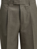 Pantaloni sartoriali in lana Zegna