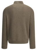 Zegna Cashmere And Suede Overshirt Jacket