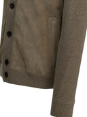 Zegna Cashmere And Suede Overshirt Jacket