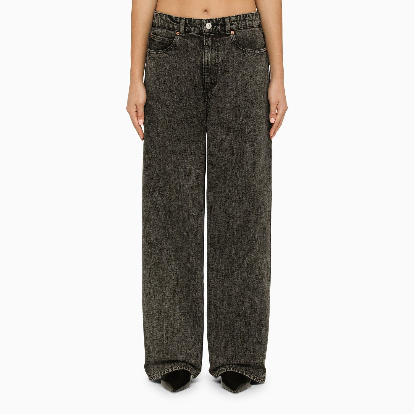 Our Legacy Black Wide Denim Jeans | Balardi