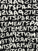 Vetements 'Vetements Paris Monogramm' beschnittener Pullover