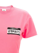 Vetements 'Hello My Name Is Vetements' Cropped T Shirt