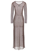 Robe marine serre «Lune»