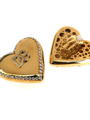 Dolce & Gabbana Logo Heart Earrings
