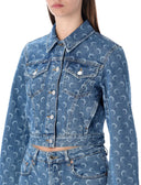 Marine Serre Coats Blue