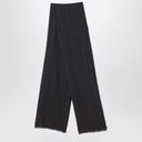 وشاح من الصوف بمربعات باللون الأسود/البيج من ديستين