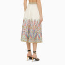 Etro Multicoloured Cotton Midi Skirt