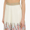 Etro Multicoloured Cotton Midi Skirt