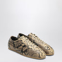 Dries Van Noten Printed Leather Low Top Sneaker