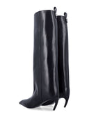 Les chaussures plates Attico Black