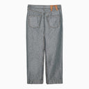 Darkpark Grey Denim Skirt With Slit