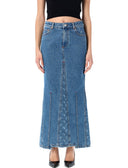 Marine Serre Skirts Blue